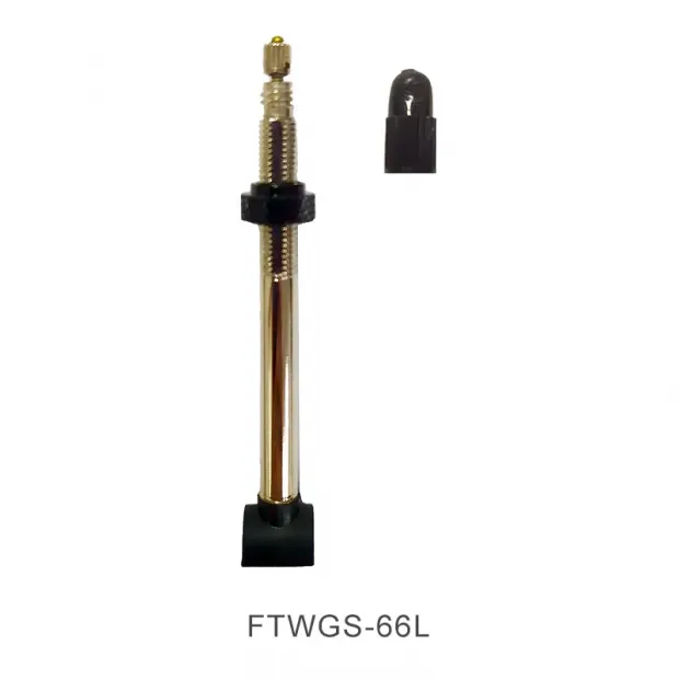 FTWGS系列, 無內胎法式氣門嘴, 氣嘴長度範圍36mm~115mm  材質_鋁or銅