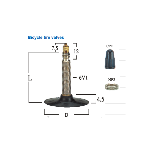 自行車用氣門嘴Bicycle Tire  Valves Presta TFV系列