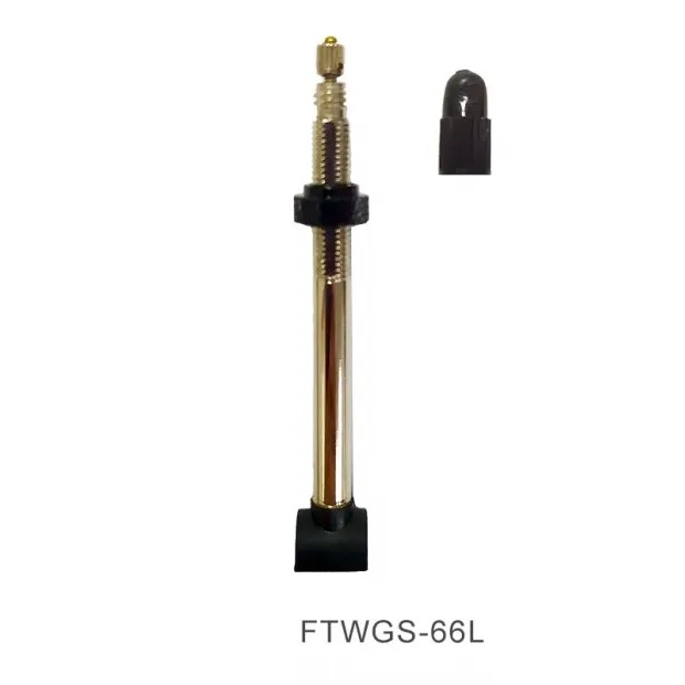 FTWGS系列, 無內胎法式氣門嘴, 氣嘴長度範圍36mm~115mm  材質_鋁or銅