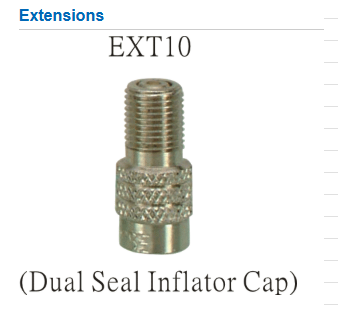 EXTENSIONS EXT10 Dual Seal Lnflator Cap
